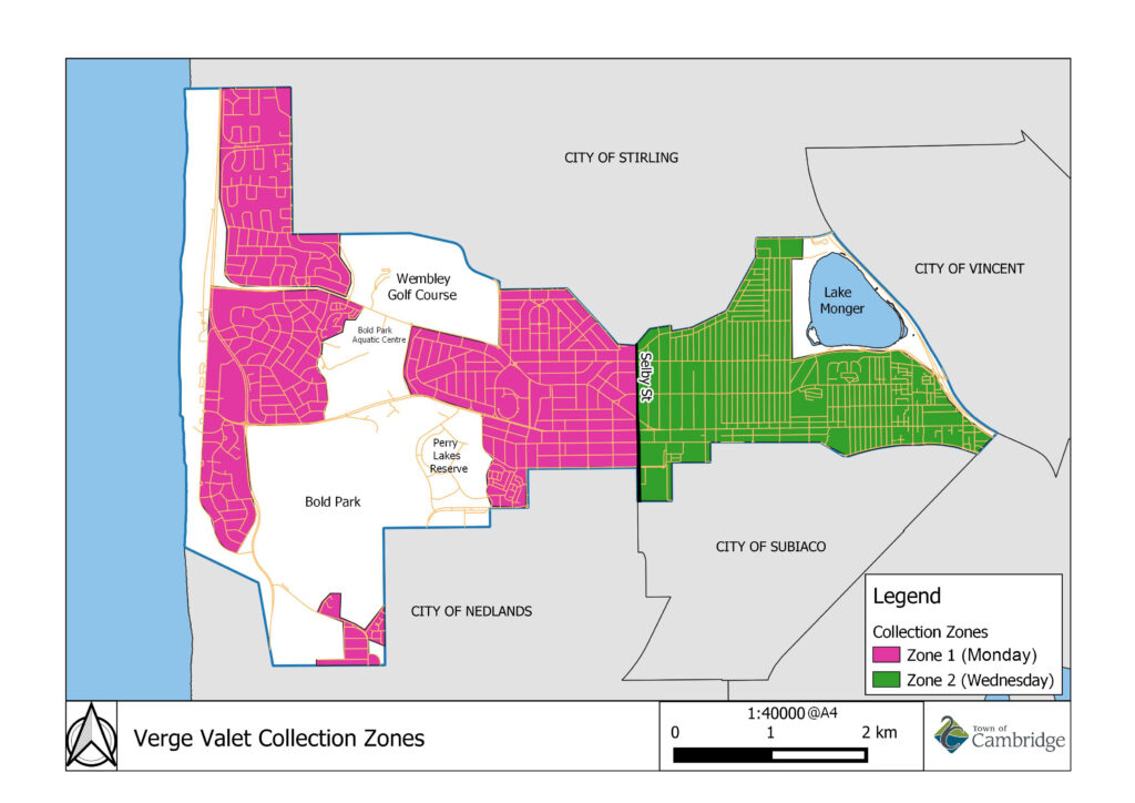 Cambridge collection zones